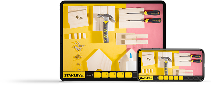 Stanley Jr 6 Piece Tool Set 2 Wood Kits – ToyVs