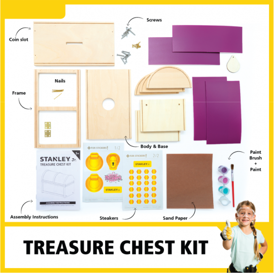 Treasure Chest Kit Builders Stanley Jr. - STANLEYjr