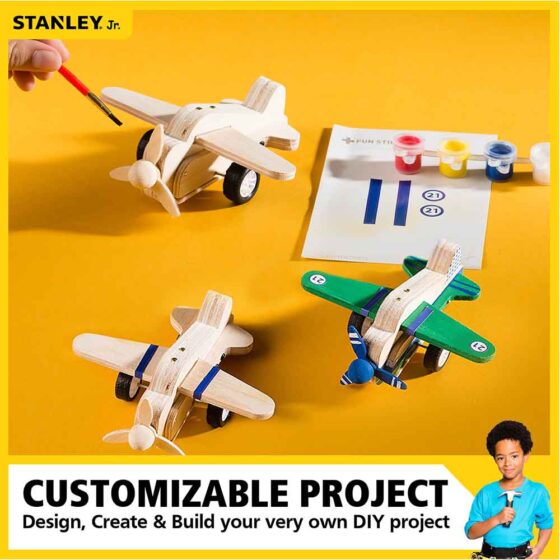 Stanley Jr. Diy Pull Back Airplane Kit : Target