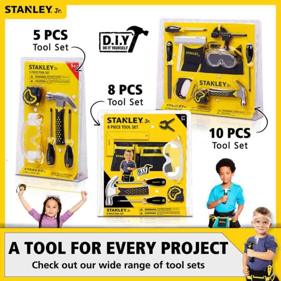 Pull-Back Airplane Kit Stanley Jr. - RED TOOL BOX