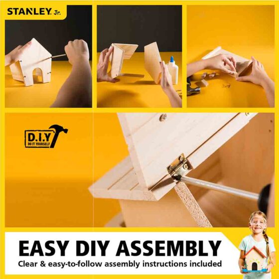 STANLEY Jr. Wooden DIY Kit - Birdhouse