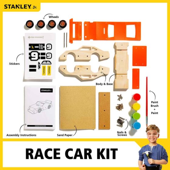 Stanley Jr - Build your Own Race Car Kit 