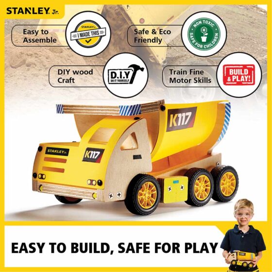 STANLEY Jr. Wooden DIY Kit - Dump Truck