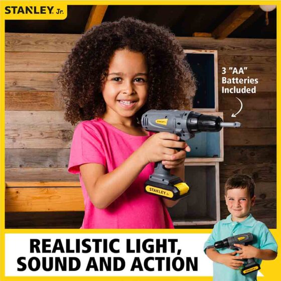 Stanley Jr. Pretend Play Battery Operated Hedge Trimmer 