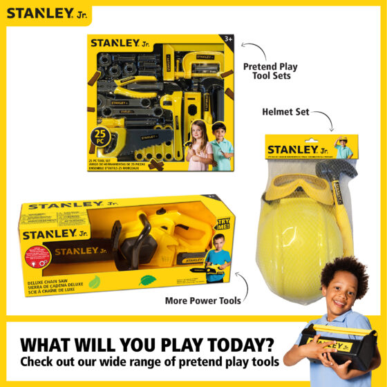 Stanley Jr. Plastic Toolbox Set