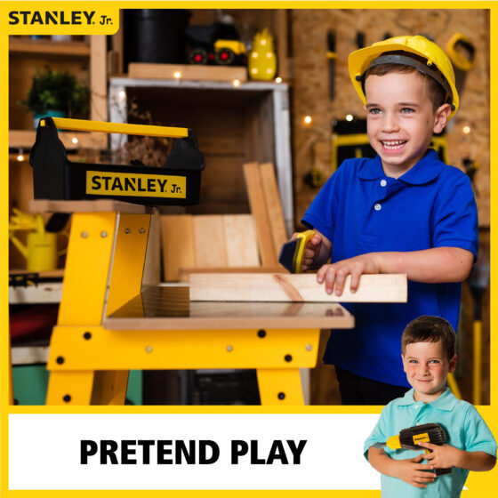 Stanley Jr - 19 Piece Pretend Play Tool Set