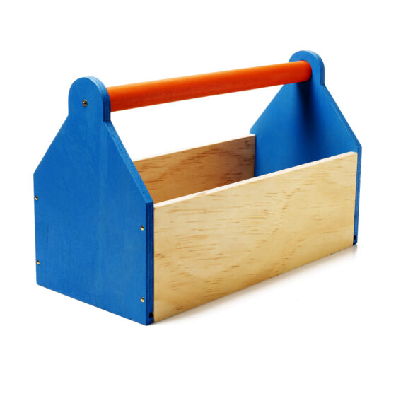 Pretend Carpenter Wooden Tool Box Set for Kids. 